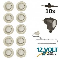 10x spots Calypso, 3 Softtone LED DE