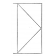 Stalen deurframe - H155xB110cm