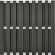 Design Schutting B180xH180cm "Antraciet" Composiet - Aluminium frame 
