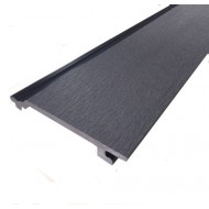 Rabatdelen Composiet Antraciet 2.1 x 15.6 x 220cm (per M2)