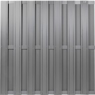 TopLine Schutting B180xH180cm "Stone Grey" Composiet - Aluminium antraciet frame