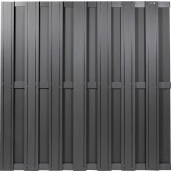 TopLine Schutting B180xH180cm "Antraciet" Composiet - Aluminium antraciet frame