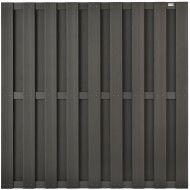 Design Schutting B180xH180cm "Antraciet" Composiet - Aluminium antraciet frame